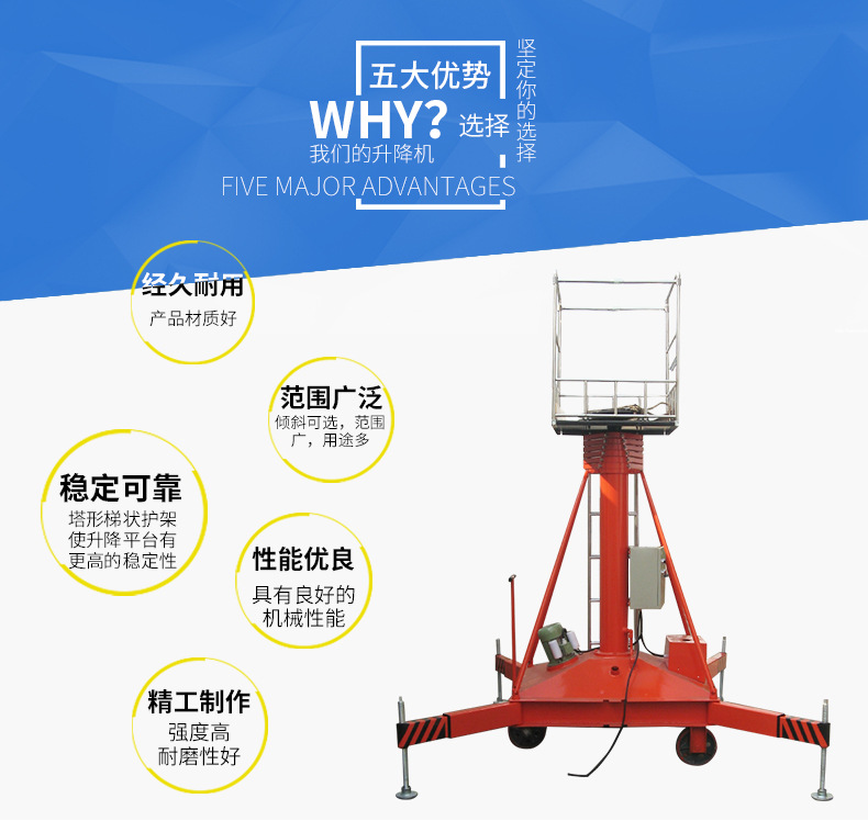 單梯套缸式液壓升降機 單梯套缸式液壓升降機